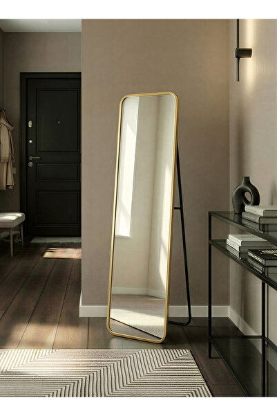 Taimi Elegant Design Mirror 120x30cm-full Length Mirror With Gold Metal Frame...