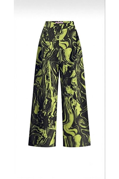 Acid Lime Loose Pants