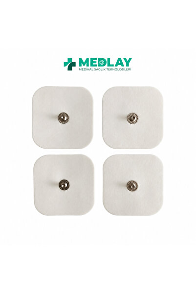 MEDLAY 5x5 Çıtçıtlı TENS Elektrot Pedi 10 Paket 40 Adet