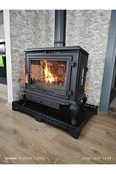 STOVE HOME Bds Plazma Döküm Şömine Soba Yan Cam Yan Kapaklı Manavgatsoba