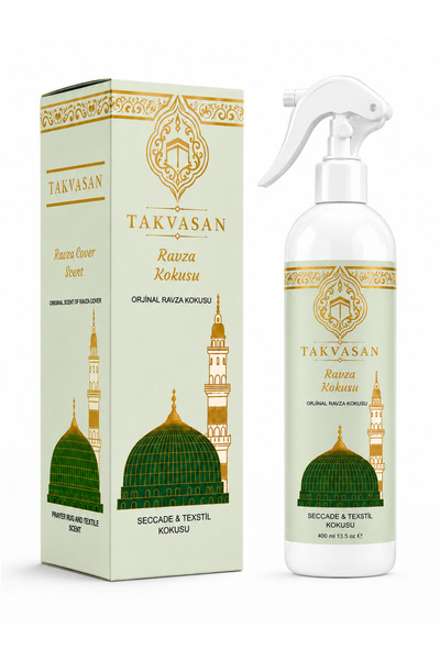 Takvasan Medine Ravza Kokusu 400 ml Alkolsüz Oda ve Ortam Kokusu Hediyelik