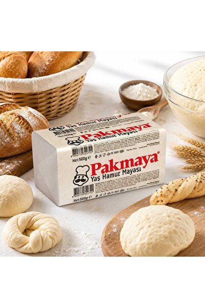 Pakmaya YAŞ HAMUR MAYASI 500 GR