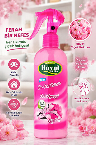 VENON ODA SPREY 350 ML SPRİNG BAHAR ÇİÇEKLERİ ODA SPREY ODA KOKUSU ARAÇ KOKUS...