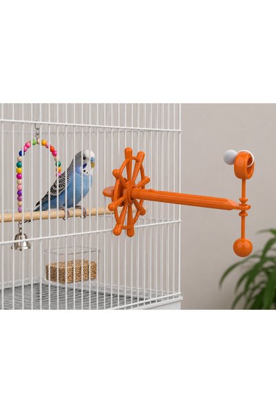 PatiNova Bird Play Wheel Orange
