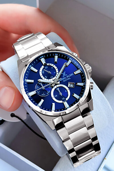 Daniel Klein Gift Original Men's Wristwatch 3Atm Waterproof Silver Color Stee...