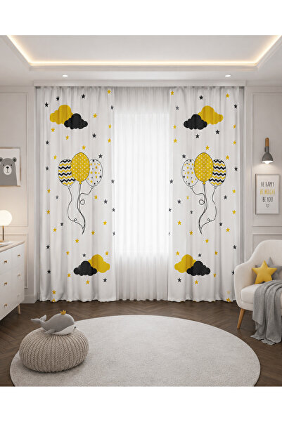 Bebişim Halı 1363 140x260 Cortina de fundal camera copiilor cu balon dublu