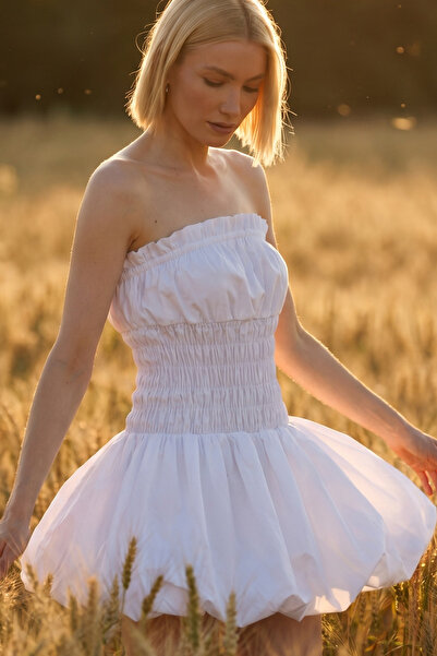 FASHION COCKTAIL Bubble Coquette Belden Gipeli Balon Etek Korse Esnek Bel Kab...