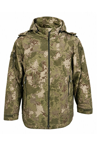 ELMAS TOUCH OUTDOOR,TREKKİNG, TSK KAMUFLAJ PARKA,POLAR MONT