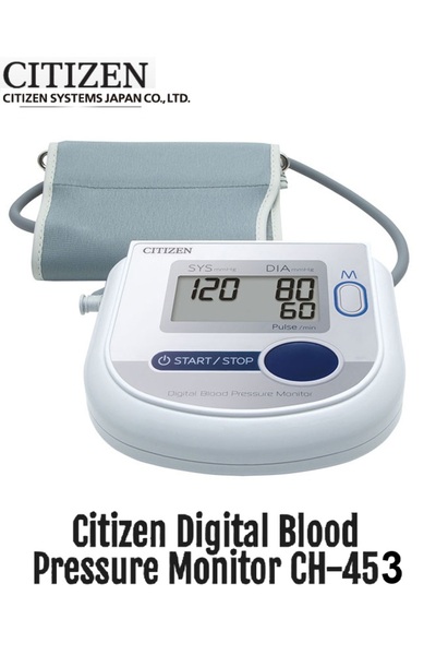 Citizen Citzen Ch-453 Digital Blood Pressure Monitor – Large Screen and Easy-...