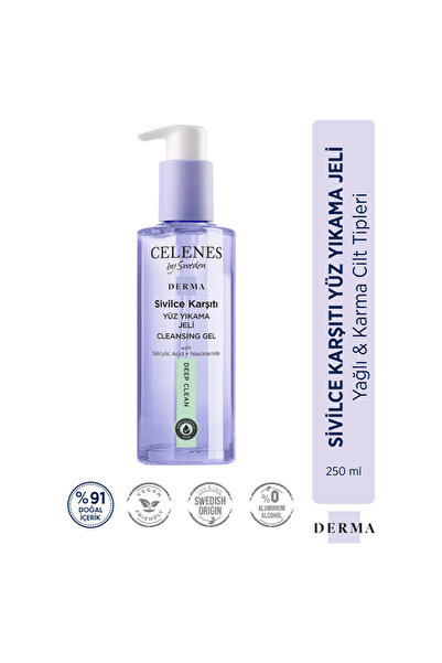 Celenes Karşıtı Derma Yüz Yıkama Jeli