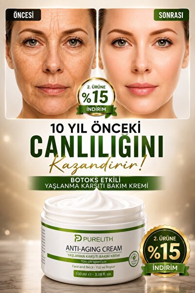 Purelith Gençleştiren Yaşlanma Karşıtı Ve Kırışık Giderici Botox etkili Onarı...