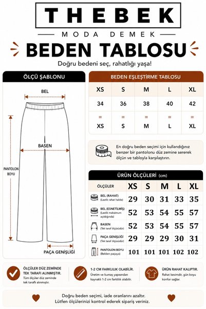 THEBEK Women's Bubble-Gofre Casual Summer Comfortable Loose-Fit Elastic Cuffed Trousers