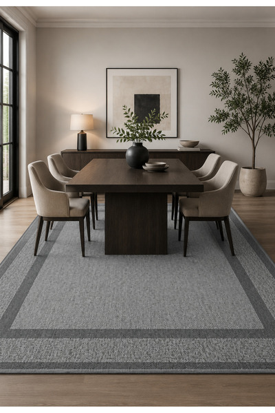 Halı Sepeti Modern Sisal Leke Tutmayan Kaymaz Taban Salon Mutfak Koridor Balk...