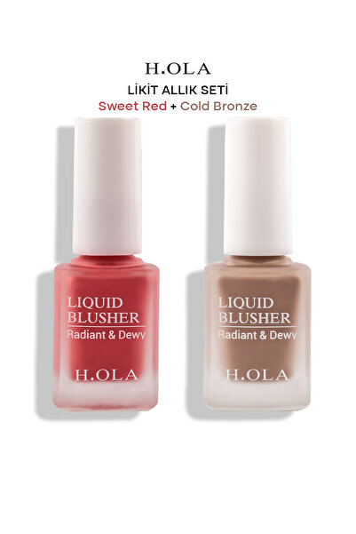h.OLA Likit Allık Seti Sweet Red&Cold Bronze