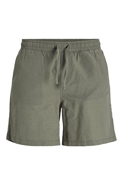 Jack & Jones Erkek Geschnitten Haki Şort - 12248629
