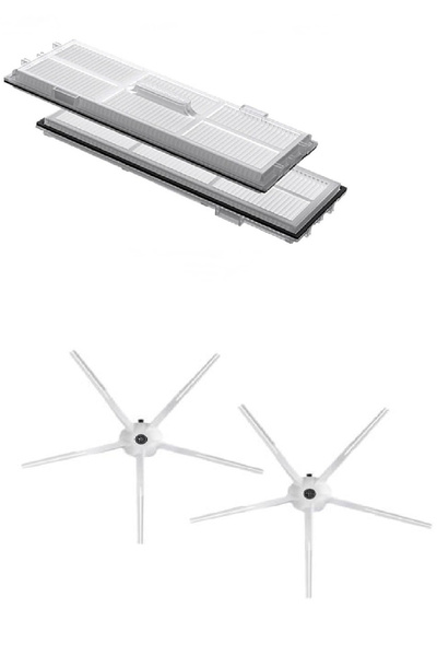 LİN GRUP Σετ βουρτσών φίλτρου Hepa συμβατό με ROBOROCK G10