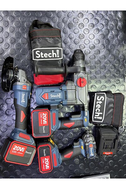 StechEnd Güçlü 3’lü Set SX54 - SX44 - SX32 (2 Adet 6.0 Ah, 1 Adet 4.0 Ah)