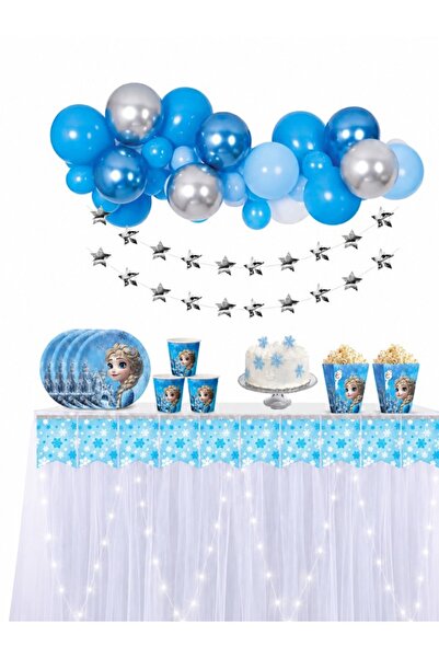 Big Party Set traka sa snježnom temom za 8 osoba