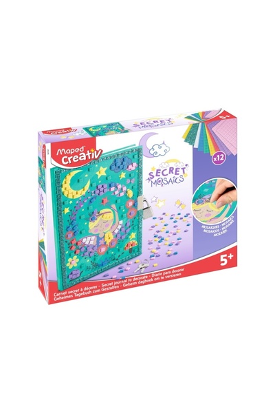 Maped Mozaice Secrete Set Creativ Superior-Subterian - Jurnal Secret