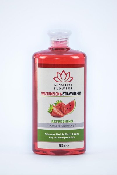 Sensitive Flowers Watermelon Strawberry Refreshing Shower Gel 650 ml