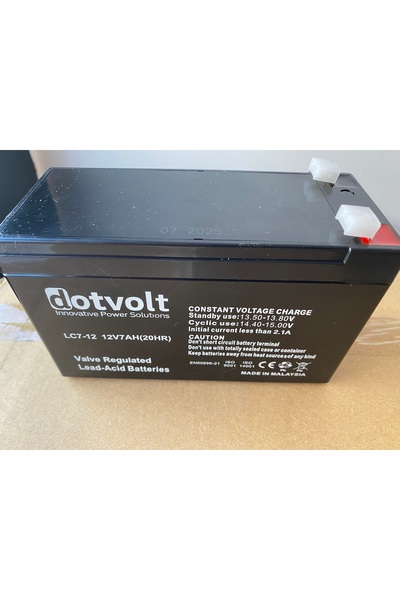 Dotvolt LC 12V 7 AH KURU TİP AKÜ
