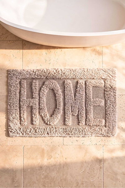 Perotti Tafting Kahve Home Embossed Bathroom and Door Mat 40X60 cm