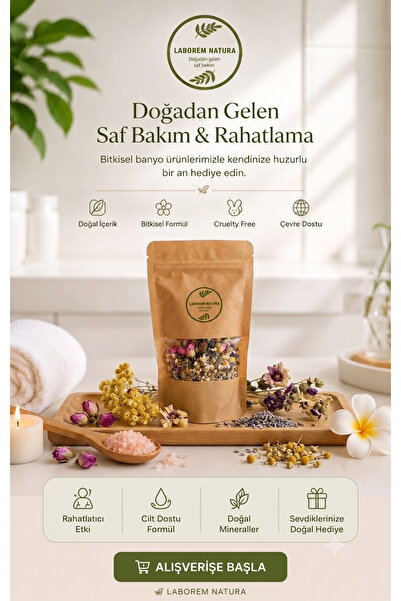 laborem Natura Mor Çiçekler Çok Amaçlı Banyo, Ayak ve Vücut Tuzu | Mineralli ...