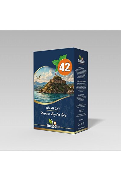Tirebolu 42 Tirebolu Kutu Siyah Çay 500 Gr