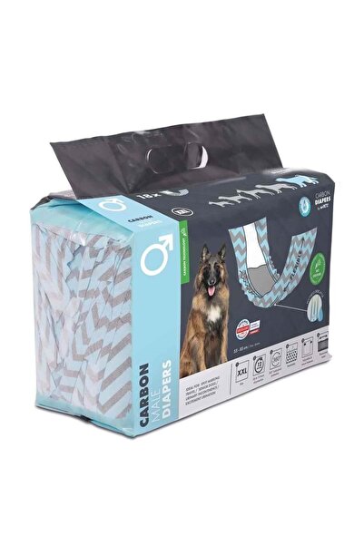 M-PETS Carbonlu Diapers Erkek Köpekler İçin Külot (Xxl) 18Li 10175199