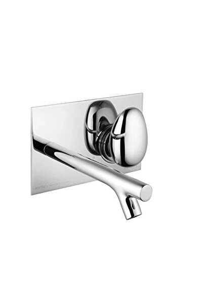 VitrA İstanbul A42231 Ankastre Lavabo Bataryası, Uzun, Sıva Üstü, Krom