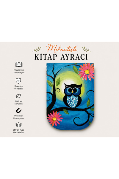 Pagos Yayınları Magnetic Bookmark (4X6 cm / 350 grCoated Mat Cellophane)