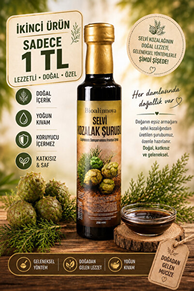 Bioalinnova Kozalak Şurubu Çam Kozalağı Şurubu Doğal 250 ml