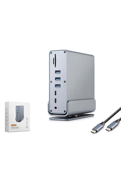 HADRON HDX7065 Type-C 3.0 Combo Hub Docking Station HDMI 4K 60Hz DP LAN USB A...