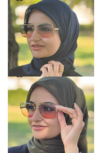 ALDAIYR 2 Pieces of Flamed Cotton Writing Scarf