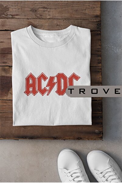 TROVE Unisex Γυναικεία Ανδρικά Ac/dc Young Brothers 100% βαμβακερά εμπριμέ ασ...