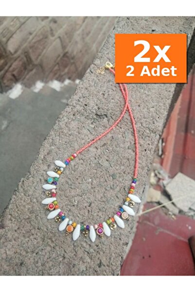 Bozhi Necklace Glass Beads Minimal Elegance