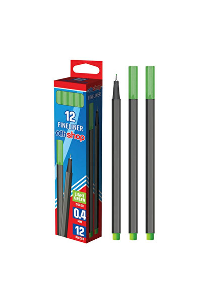 Offishop Fineliner verde deschis, 0.4mm -