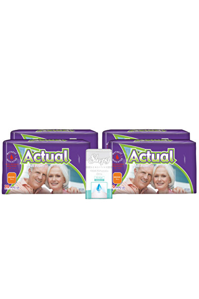 ACTUAL 4x Scutece pentru adulți M - 30 bucăți