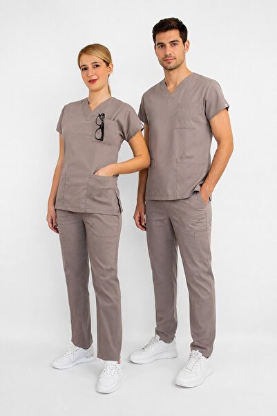 Nur Medikal Giyim Unisex uniforma od likre u boji nerca za lekare i medicinsk...