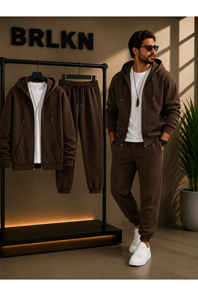 BRLKN Men's Hooded Jacket Tracksuit Set