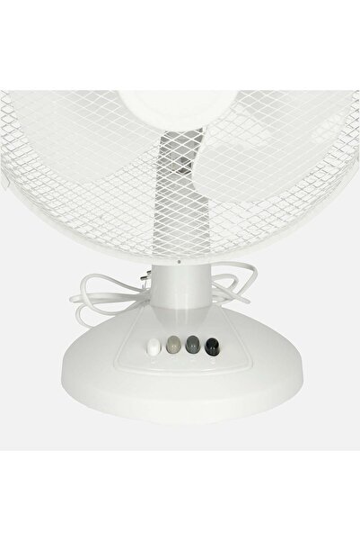 Trendinyeri Masa Üstü Vantilatör 40W Beyaz 30 cm