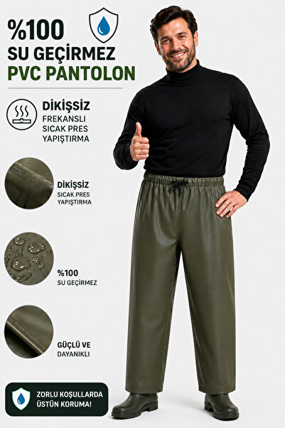 go out Su Geçirmez Pvc Pantalon, Avcı Balıkçı Tarla Için Su Geçirmez Tek Alt ...
