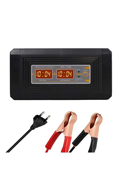 Powermaster SON-1210D 12 VOLT/24 VOLT - 10 AMPER DİGİTAL EKRANLI AKILLI KURU ...