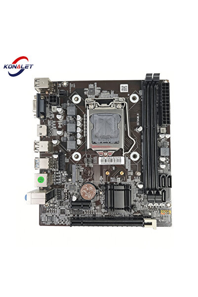 Choice لوحة أم KONALET H81، مقبس LGA1150، ذاكرة DDR3، فتحتان M.2 NVMe، منافذ ...