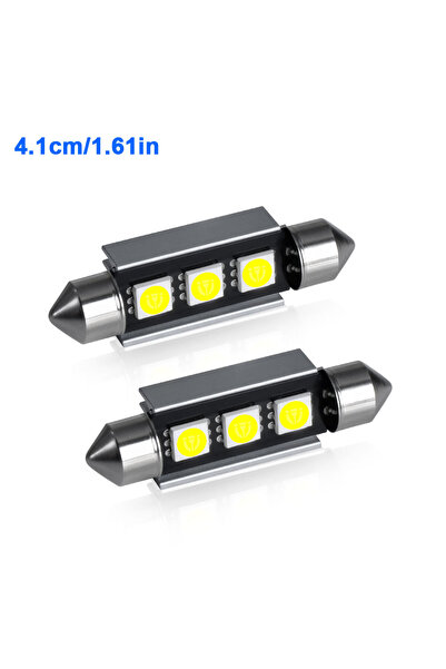 Choice8 قطعتان 41 مم، 2/4/6/10 قطع، مصابيح إضاءة قراءة LED بيضاء 31/36/39/41 ...