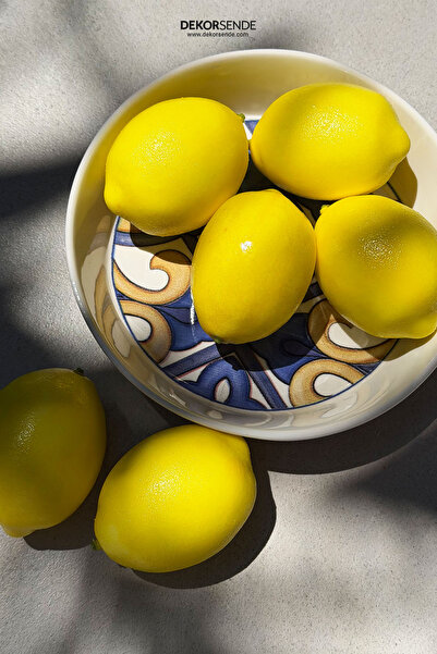 Dekorsende Artificial Large Lemon Yellow