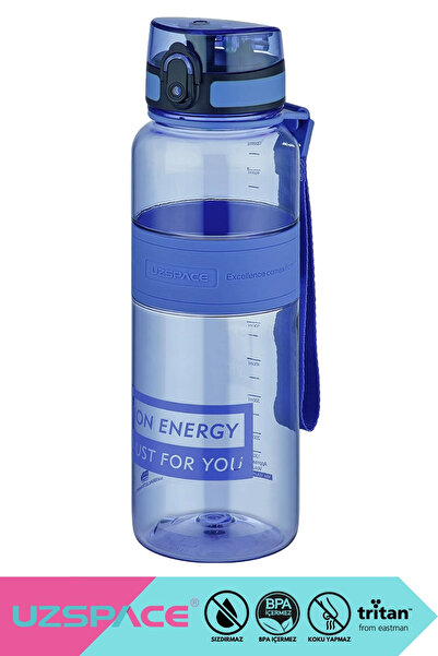 Uzspace 1000ml Large Size New Collection Silicone Body Tritan Water Bottle wi...