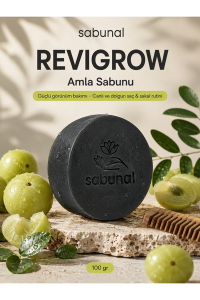 sabunal Hair and Beard Breakage Amla Soap Nourishing and Repairing Soap for D...