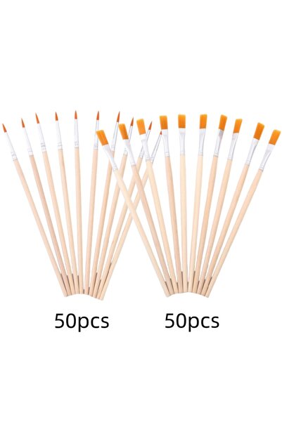 Choice7 50PC A 50PC B 10pc/30pc/50pc/100pcpole flat brush Nylon bristles row ...