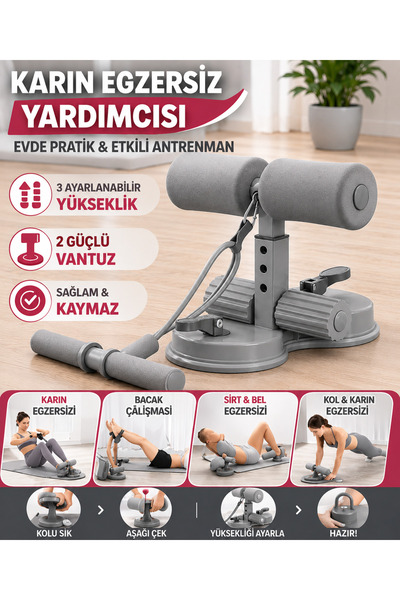 Reidan VK45 Vakumlu mekik aleti, ev tipi spor aleti, karın egzersiz aleti, me...